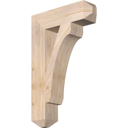 Ekena Millwork Legacy Craftsman Smooth Bracket, Douglas Fir, 5 1/2"W x 22"D x 34"H BKT06X22X34LEC04SDF